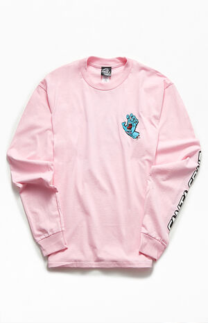 Screaming Hand Long Sleeve T-Shirt image number 1