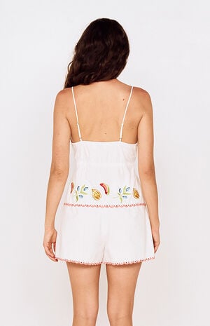 Santorini Embroidered Shorts image number 3