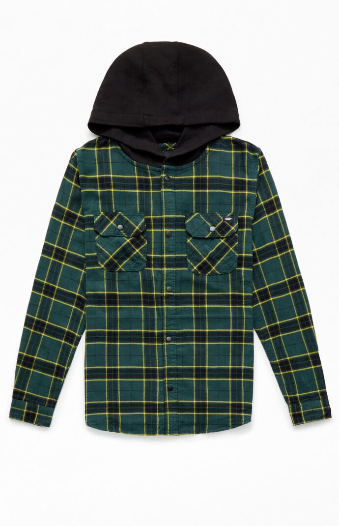 Pacsun flannel hooded on sale