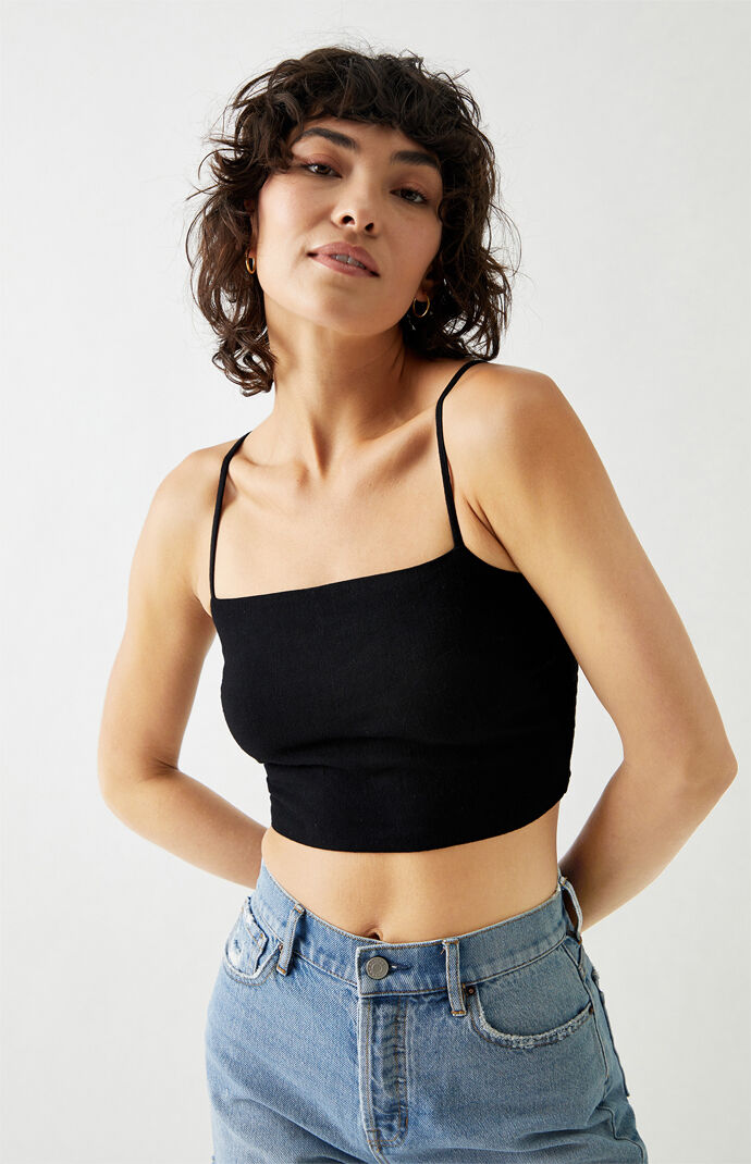 Dainty Smocked Back Tank Top