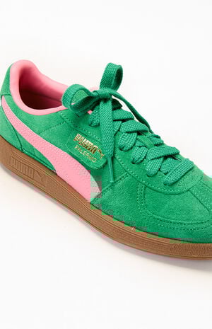 Women's Green Palermo Sneakers image number 6