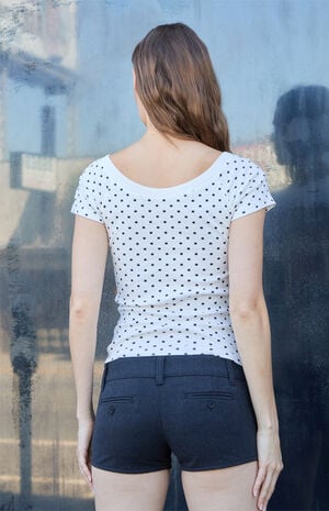 Polka Dot Ginny Off-The-Shoulder Top image number 4