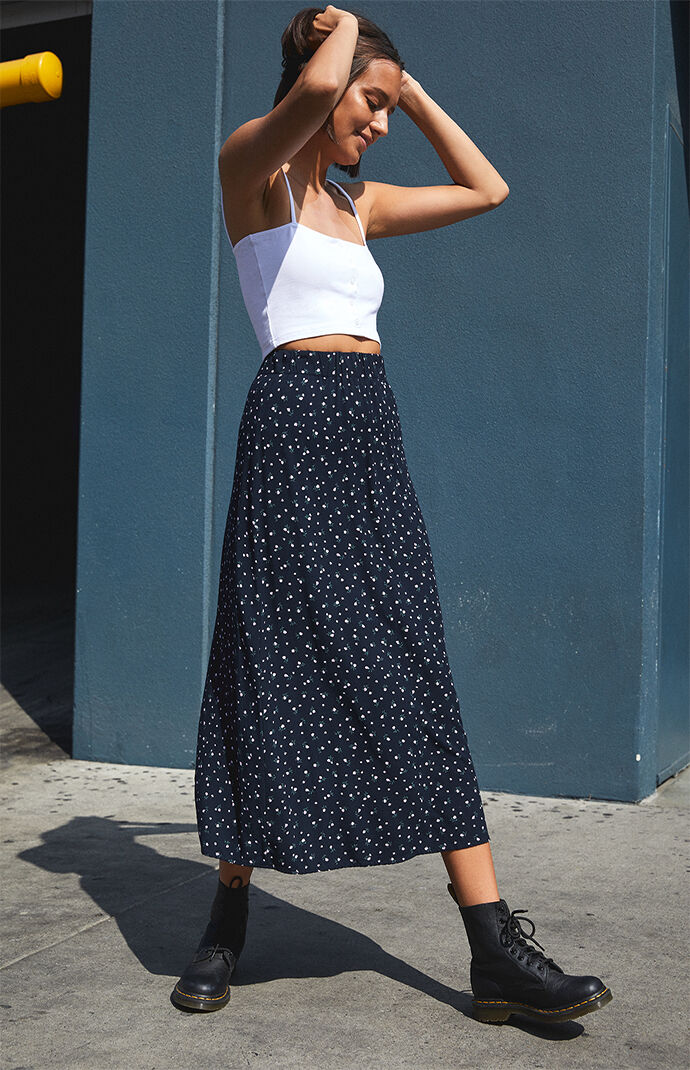 Pacsun midi skirt clearance