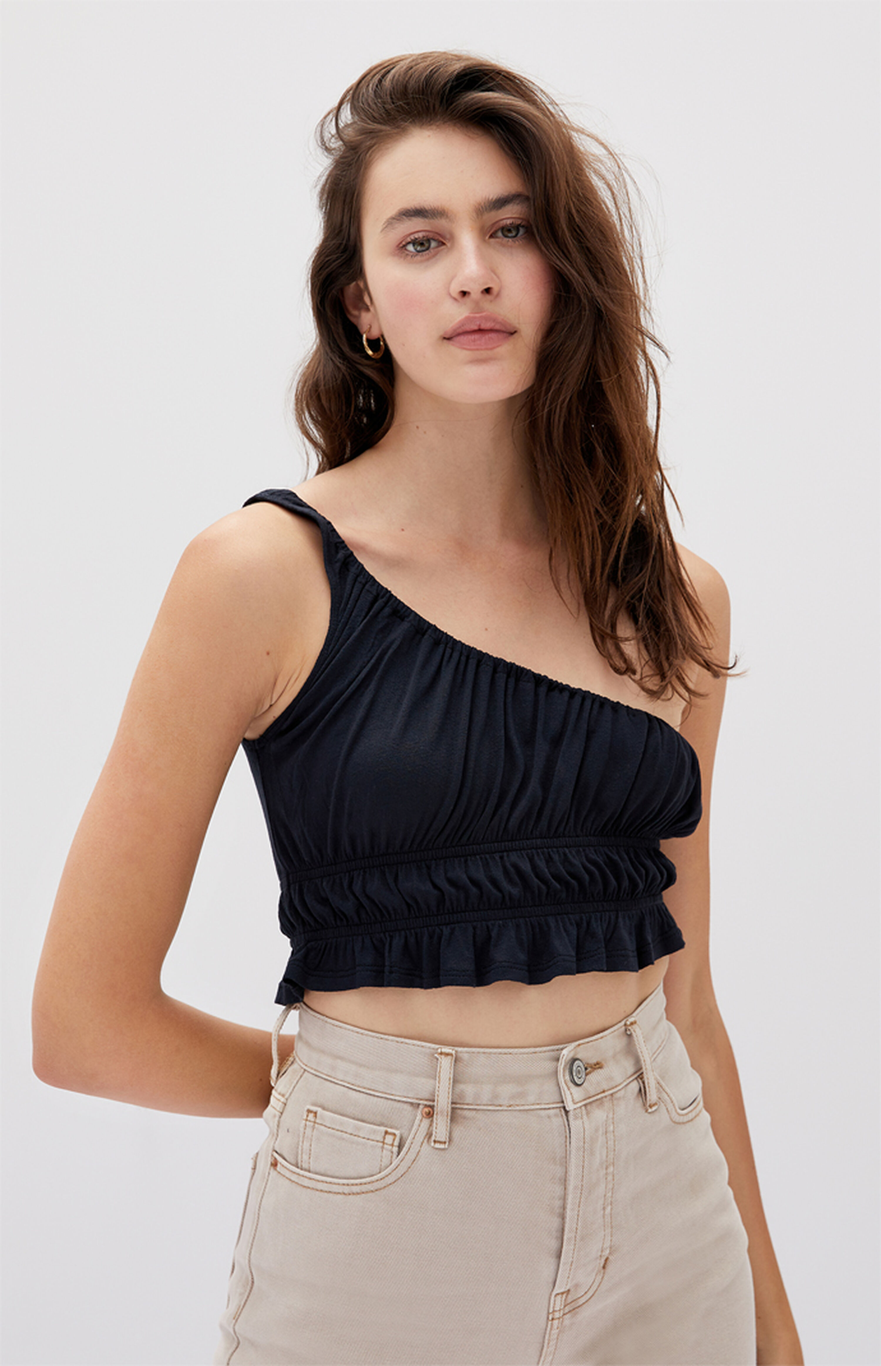 Me To We Gathered One Shoulder Tank Top | PacSun