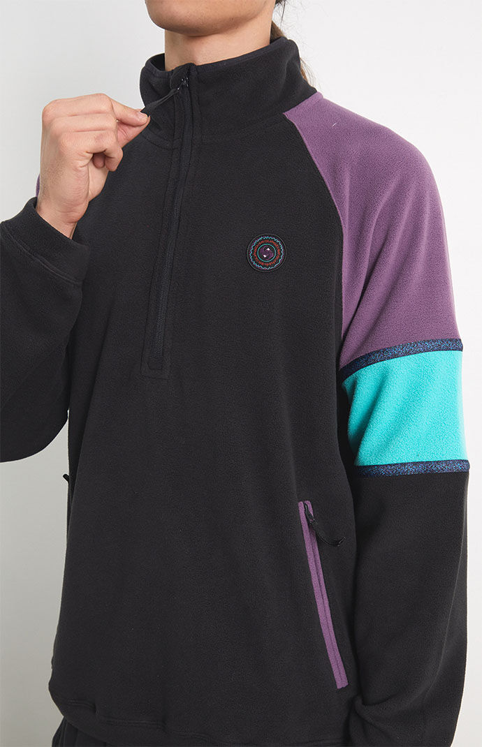 Quiksilver Recycled Powder Chaser Half-Zip Mock Neck