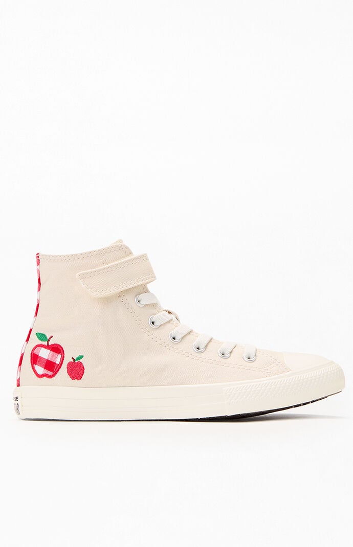 Apple - よっしー Converse Kids Chuck Taylor Apple Checkered All Star Easy On