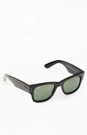 Black Mega Wayfarer II Sunglasses image number 1