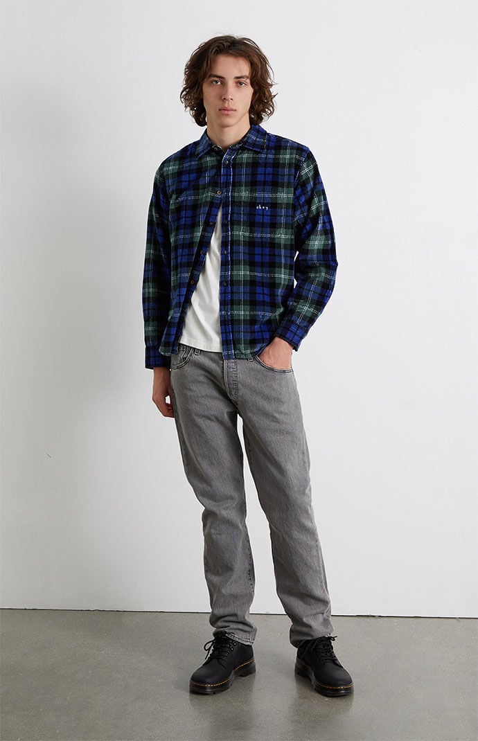 Levi s Gray 501 Original Fit Jeans PacSun