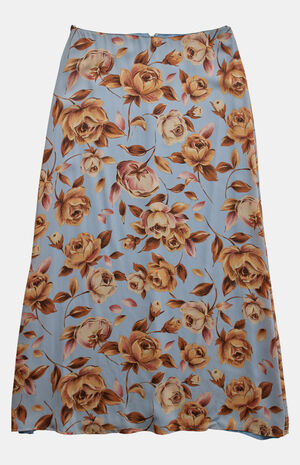 2000s Floral Midi Skirt image number 1