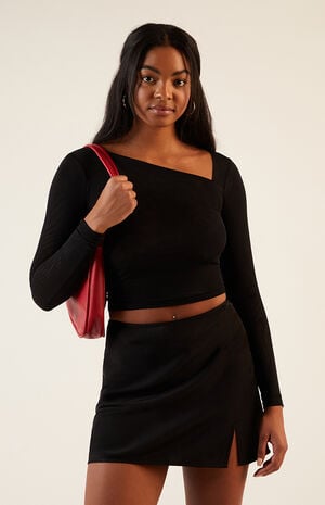 Arya Asymmetrical Long Sleeve Top image number 1