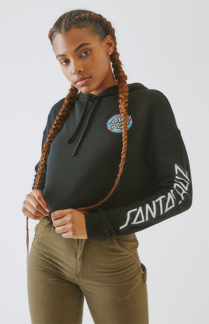 Primary Dot Cropped Hoodie