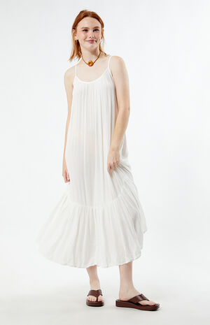 Blue Tides Beach Midi Dress image number 1