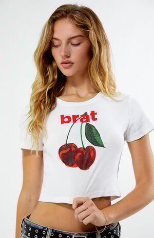 Brat Cherries Baby T-Shirt Brat Cherries Baby T-Shirt image number 2