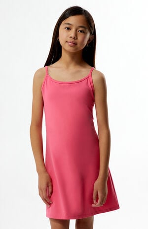 PAC WHISPER Active Hot Pink Mini Dress image number 2