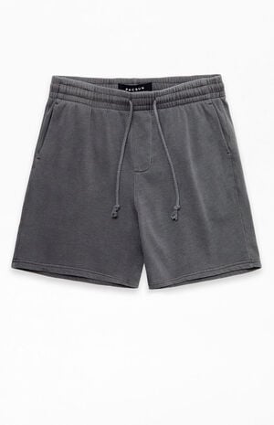 Charcoal Fleece Volley Shorts