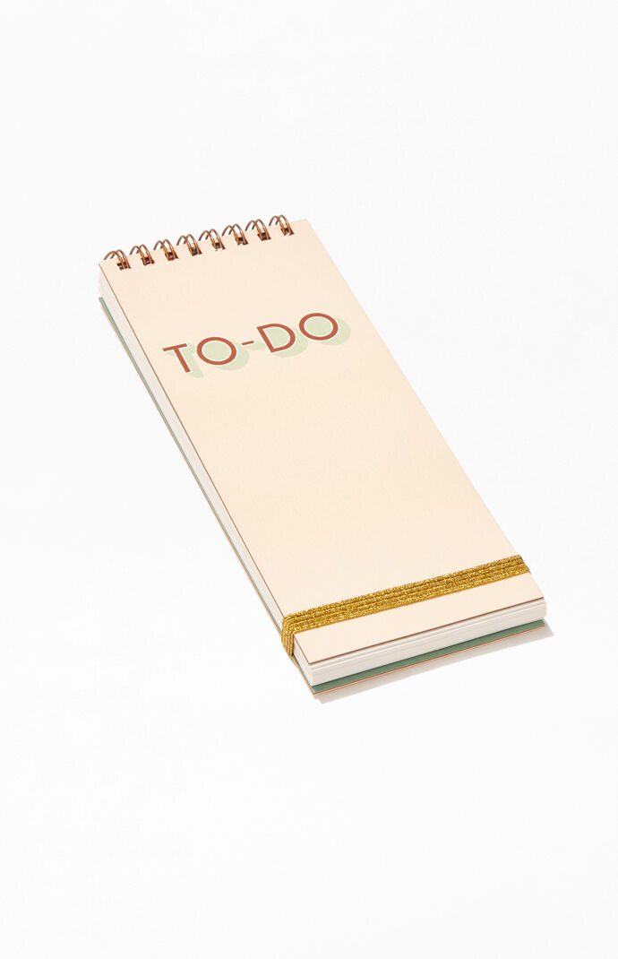 Peach To Do Notepad