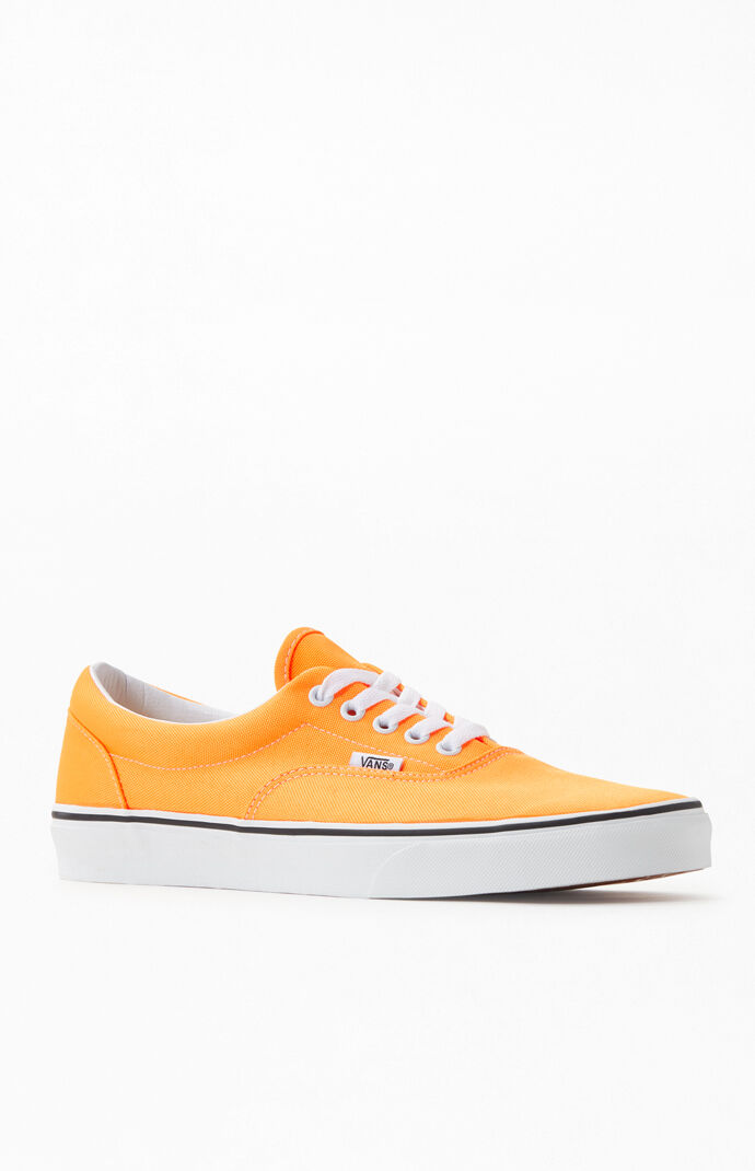 orange shoes vans