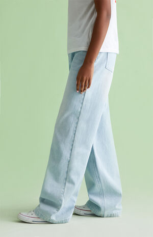 Light Indigo Baggy Jeans image number 4