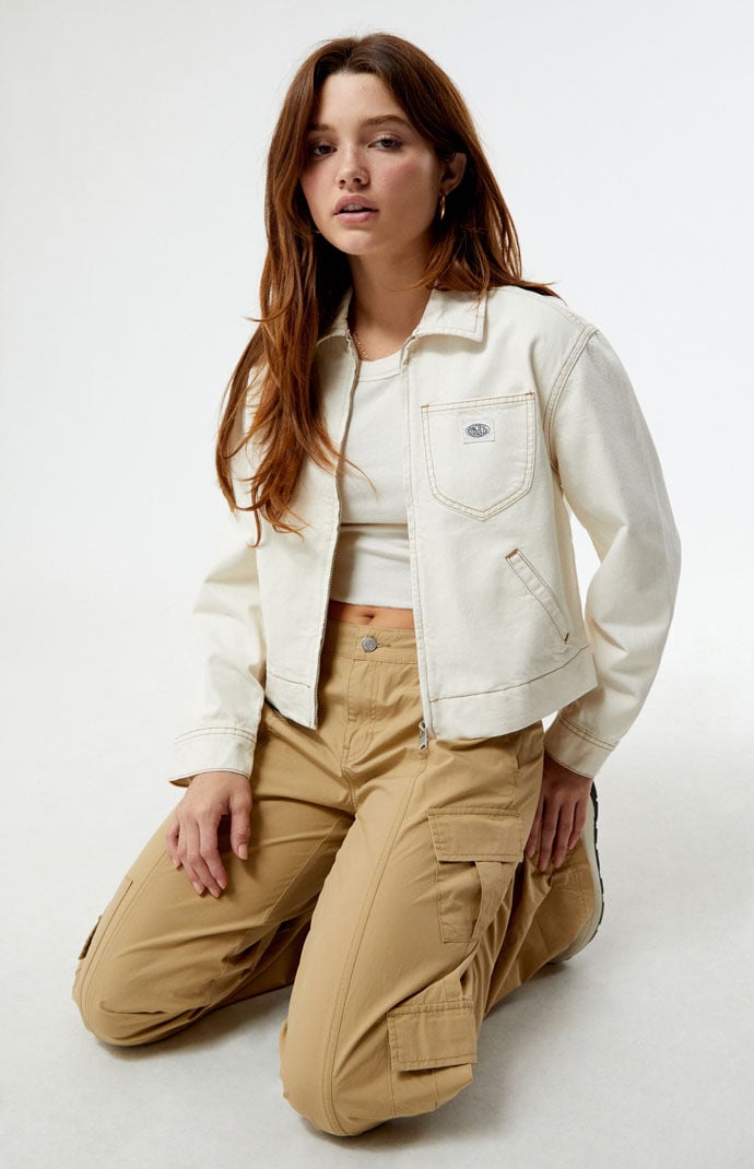 Women s Gas Jacket in Bone Size Xs