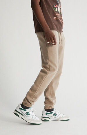 Desert Taupe Fleece Sweatpants image number 3