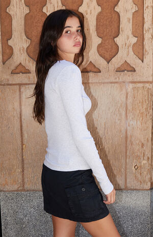 Silver Leah Long Sleeve Top image number 2