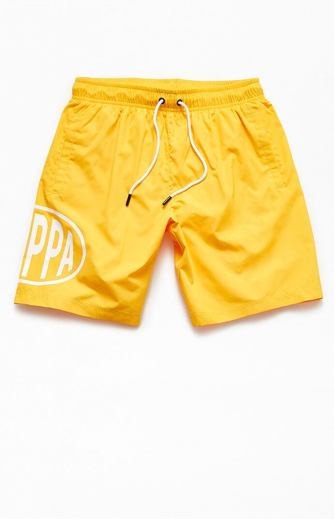 Yellow Authentic Pop Emay Shorts