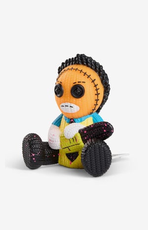 The Texas Chainsaw Massacre Blacklight Leatherface Collector Edition 393 Knit Series Vinyl Figure image number 2