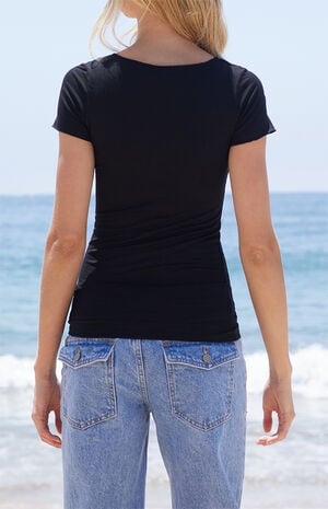 Black Gina Cinched Top image number 4