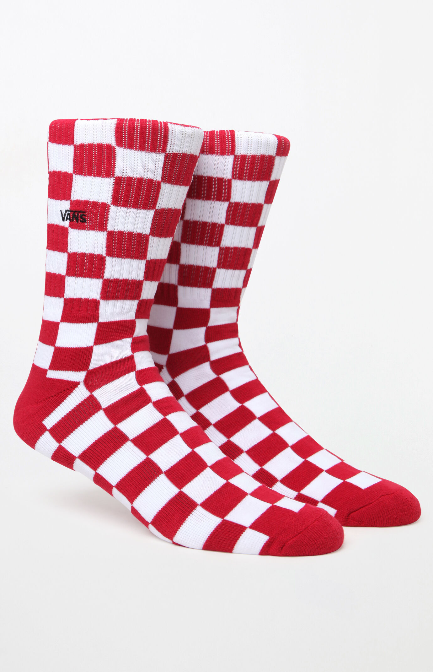 vans red checkered socks