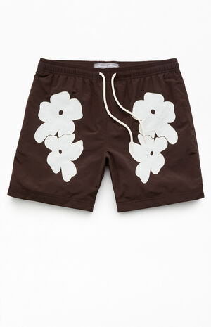 Petal Applique 6.5" Swim Trunks image number 1