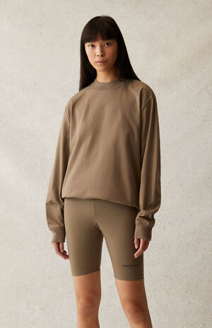 Taupe Biker Shorts image number 2