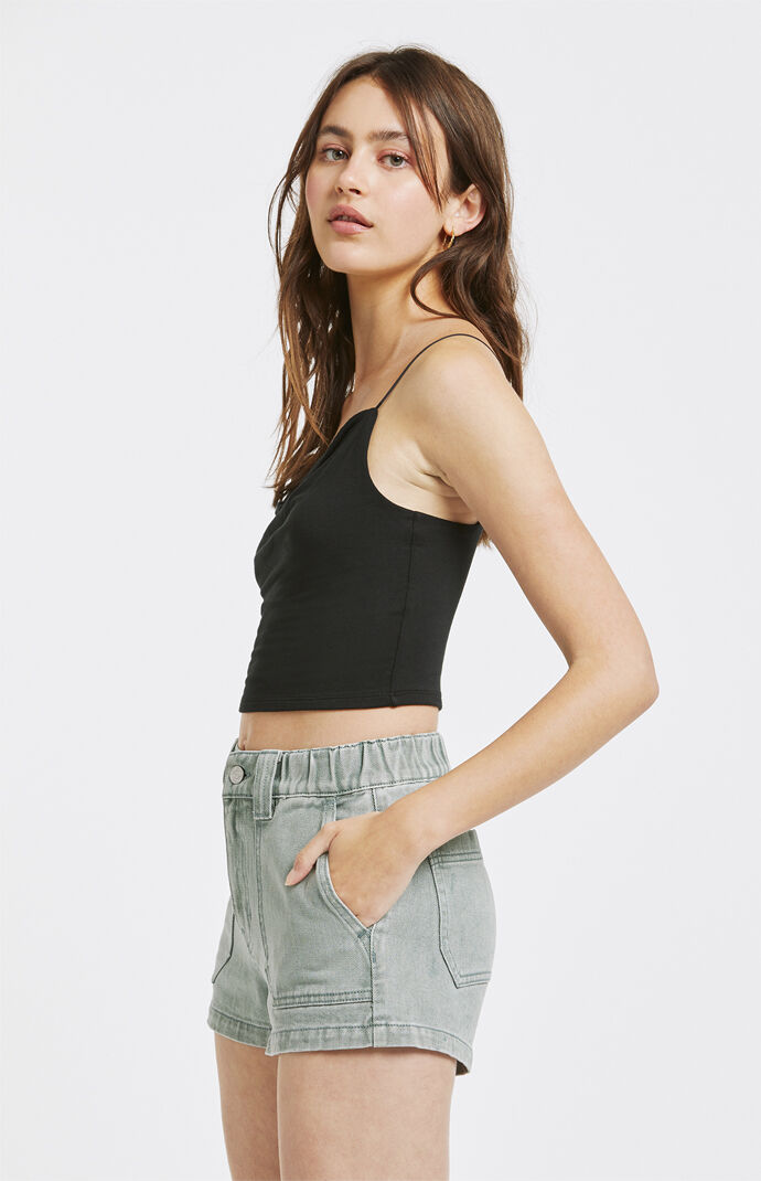 Tibi Cowl Tank Top