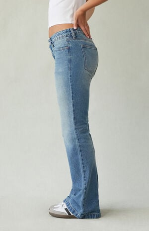 Jade Low Rise Bootcut Jeans Light Blue Tint image number 3