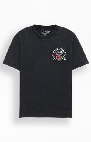 x Stranger Things Hellfire Club Cropped T-Shirt image number 2