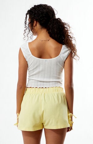 Linen Tie Shorts image number 4