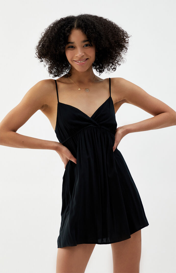 Surplice Swing Dress