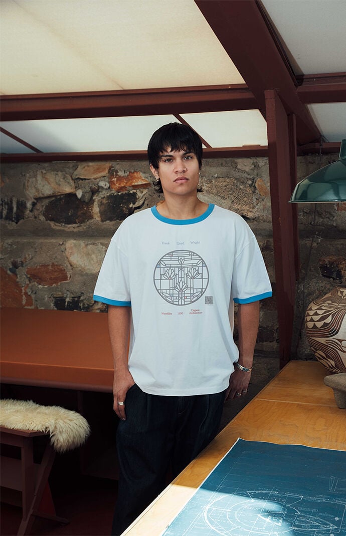 PacSun Frank Lloyd Wright Water Lilies T-Shirt PacSun Frank Lloyd Wright Water Lilies T-Shirt