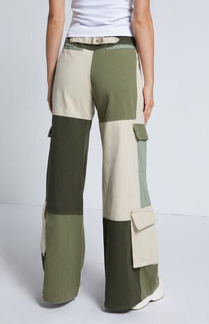 Colorblock Miller Wide Leg Cargo Pants image number 4