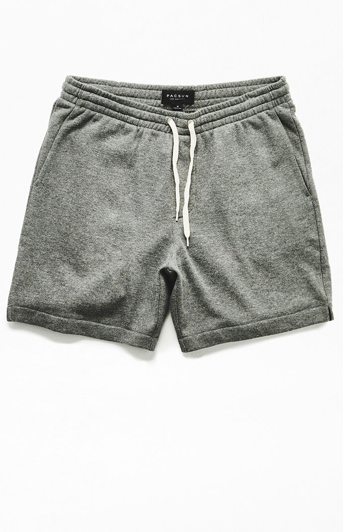 PacSun Gray French Terry Volley Shorts