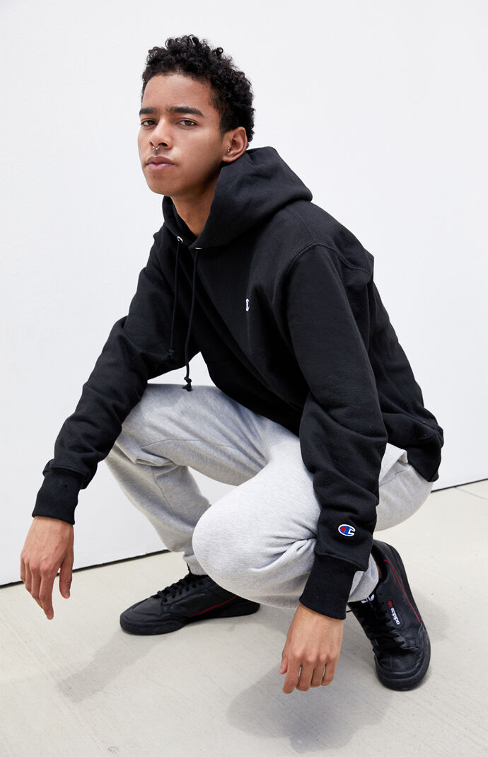 Mini C Reverse Weave Pullover Hoodie