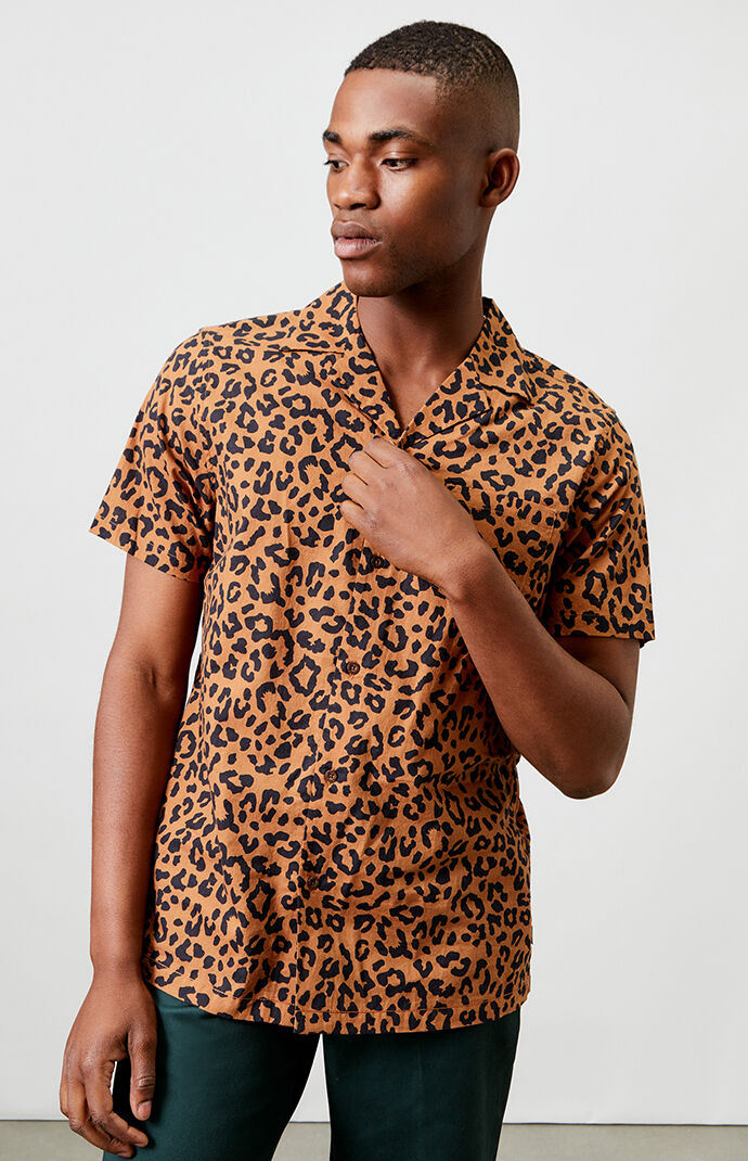 Wilder Animal Short Sleeve Button Up Shirt