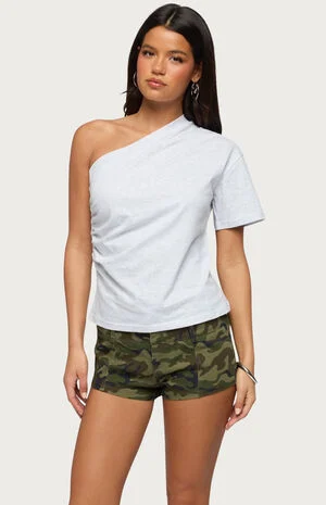 Yurey Gathered One Shoulder Top image number 1