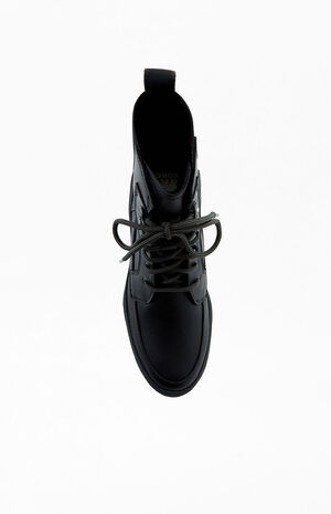 Women's Black Brex Lace-Up Boots image number 5