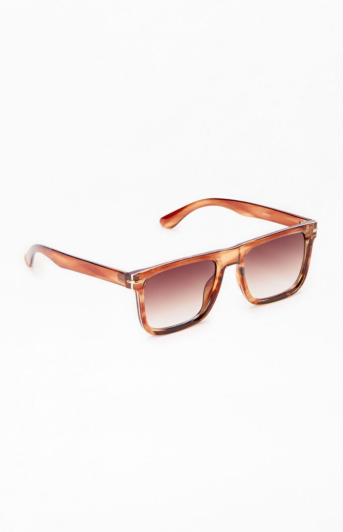 Pacsun Rudy Tortoise Square Sunglasses | PacSun