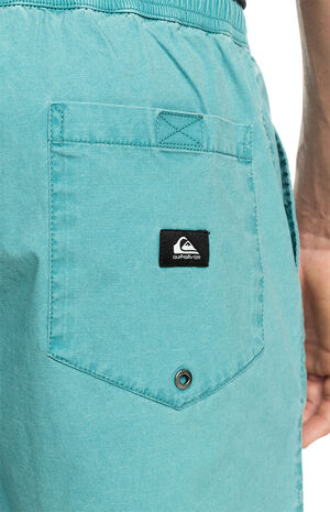 Eco Blue Taxer Heather 18" Elastic Waist Shorts image number 2