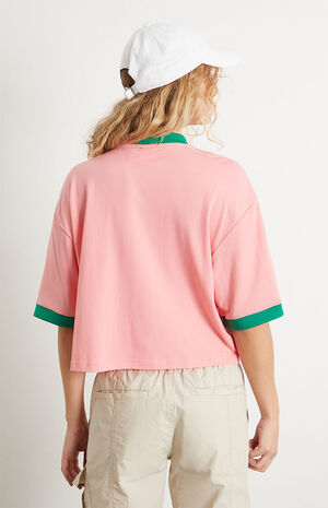 adidas | PacSun Now Adicolor Oversized Pink Heritage T-Shirt