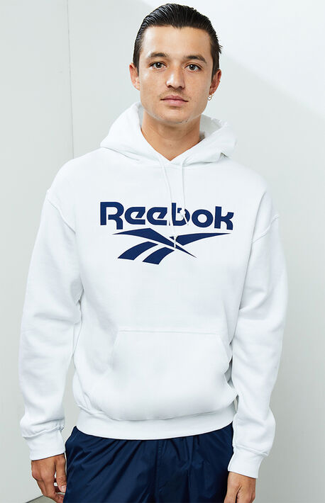 White Vector Hoodie