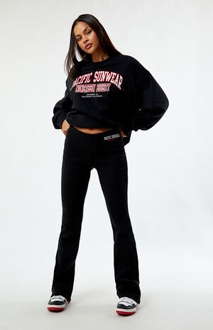 Pacific Sunwear 1980 Ribbed Flare Pants image number 1