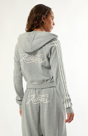 Originals Graphic Cropped Full Zip Hoodie image number 4