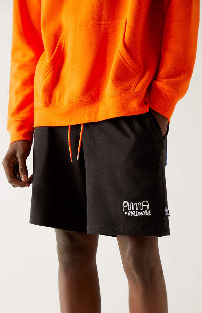 x Mr. Doodle Colorblock Sweat Shorts